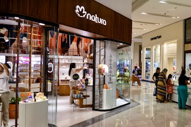 A general view of the Natura store in a shopping mall in Brasilia, Brazil November 29, 2023.
