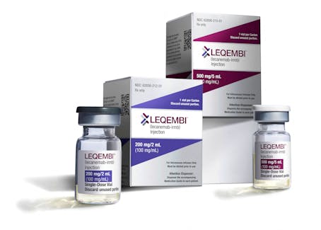 The Alzheimer's drug LEQEMBI is seen in this undated handout image obtained by Reuters on January 20, 2023. Eisai/Handout via