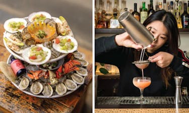 Dear Friend on Portland Street in Dartmouth took the No. 7 spot in the Top 100 Bars in Canada annual list for, among other virtues, its innovative cocktails and excellent food menu. - Top 100 website
