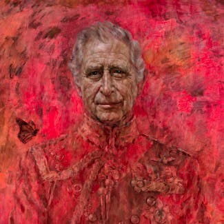 A handout image released on May 14, 2024, shows a portrait of Britain's King Charles by artist Jonathan Yeo. His Majesty King Charles III by Jonathan Yeo 2024/Handout via REUTERS