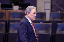 New Zealand's Deputy Prime Minister and Foreign Minister Winston Peters attends a meeting of the North Atlantic Council with Indo-Pacific partners at the NATO Headquarters in Brussels, Belgium April 4, 2024.
