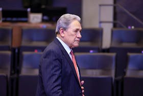 New Zealand's Deputy Prime Minister and Foreign Minister Winston Peters attends a meeting of the North Atlantic Council with Indo-Pacific partners at the NATO Headquarters in Brussels, Belgium April 4, 2024.