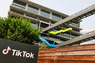 The U.S. head office of TikTok is shown in Culver City, California, U.S., September 15, 2020.  