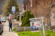 A home for sale on Emerald Street in Hamilton Ontario, Canada May 6, 2022. 