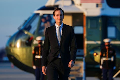 White House Senior Advisor and son in law to U.S. President Donald Trump Jared Kushner walks towards Air Force One at Joint Base Andrews in Maryland, U.S., December 23, 2020.