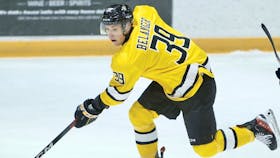 Dalhousie Tigers hockey player Alec Belanger will compete in his first full marathon this Sunday at the Emera Blue Nose Marathon in Halifax. Belanger and former Kingston Frontenacs teammate Lucas Peric to raise funds and awareness for Extra Awesome charters at Dal and Queen’s University. - DAL ATHLETICS