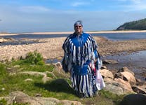 Mike Lafford, 50, Cape Breton University valedictorian 2024: "We're just helping teach tradition. Mi'kmaq tradition." CONTRIBUTED