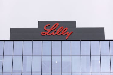 Lilly Biotechnology Center is shown in San Diego, California, U.S. March 1, 2023 after Eli Lilly and Co on Wednesday said it will cut list prices by 70% for its most commonly prescribed insulin products, Humalog and Humulin, beginning from the fourth quarter of this year.