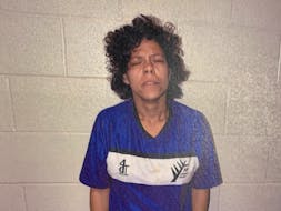 Shaqueta Foley is seen in a photo taken by Const. Amy Cunningham on Oct. 4, the night of her arrest. Foley was charged with manslaughter after the death of Robert Crossman 10 days later.