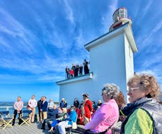 An official kickoff of the Cape Forchu Lighthouse season heralding two new viewing platforms, including one that is accessible by ramp, was celebrated at the property on May 17. TINA COMEAU