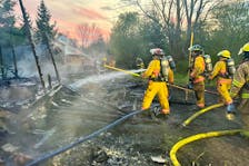 As the sun rose on May 17, firefighters from Hantsport, Wolfville, Windsor and Brooklyn were still on scene, dousing hotspots. Around 4 a.m., firefighters were called out to a fully engulfed unoccupied home on School Street in Hantsport. The building couldn’t be saved.