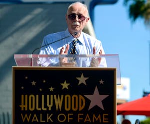 Dabney Coleman speaks at a ceremony where the actor received a star on the Hollywood Walk of Fame in Los Angeles November 6, 2014.