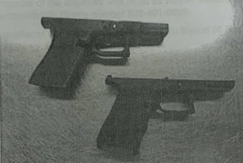 A Vancouver border guard's discovery of these gun parts being smuggled into Canada late last year led police to a Dartmouth trio now facing multiple firearms charges.