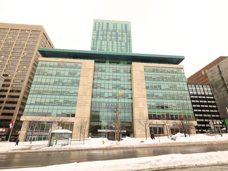 The Treasury Board of Canada Secretariat headquarters on Elgin Street in Ottawa.