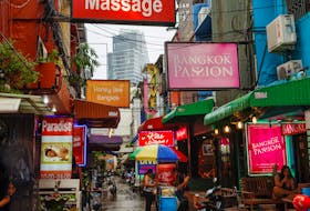 A general view of a street, in Bangkok, Thailand November 17, 2022.