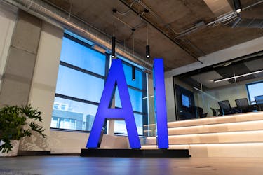 The offices of artificial intelligence tech company Scale AI in Montreal, Quebec, Canada April 7, 2024. 