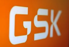 GSK (GlaxoSmithKline) logo is seen in this illustration, August 10, 2022.