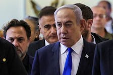 Israeli Prime Minister Benjamin Netanyahu arrives at his Likud party faction meeting at the Knesset, Israel's parliament, in Jerusalem May 20, 2024