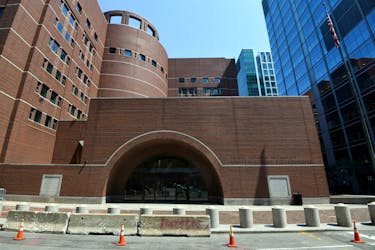 A general view of The John Joseph Moakley United States Courthouse in Boston, Massachusetts, U.S., July 27, 2021. 