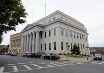 A view of the New York State Court of Appeals building is seen in Albany, New York October 12, 2011.