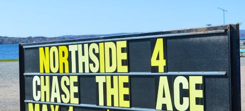 The Northside 4 Chase the Ace is down to just one card which will be drawn on May 29. The draw supports the North Sydney Food Bank, Victory Park, Atlantic Memorial Park, Northern Yacht Club, Seaview Golf and Cape Breton Horsemen’s Association. CAPE BRETON POST FILE