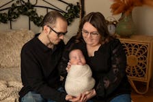 The Spracklin family: Jeremy, Paisley and Emily. Paisley was born prematurely, at 24 weeks and a day. In support of the 40th Janeway Telethon on June 1 and 2, Emily is telling her story. Contributed