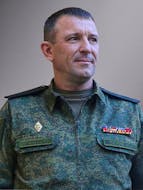 Major General Ivan Popov, former commander of Russia's 58th army, is seen in this image released on June 9, 2023. Russian Defence Ministry/Handout via