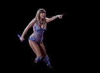Singer Taylor Swift performs at her concert for the international "The Eras Tour" in Tokyo, Japan February 7, 2024.