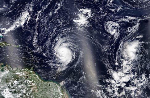 Satellite image of Hurricane Lee on Sept. 7, 2023. -Contributed/NASA Worldview