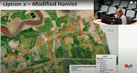 County of Kings Planning and Development manager Laura Mosher makes a presentation to Kings County council about a proposed growth centre redesignation for a portion of Greenwich, as streamed on YouTube. COUNTY OF KINGS – YOUTUBE IMAGE