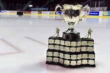 The Canadian Hockey League championship trophy known as the Memorial Cup is shown. PHOTO/CANADIAN HOCKEY LEAGUE. 