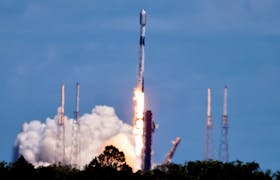 A SpaceX Falcon 9 rocket is launched, carrying 23 Starlink satellites into low Earth orbit in Cape Canaveral, Florida, U.S. May 6, 2024.