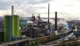 A general view of the steel plant of ThyssenKrupp in Duisburg, Germany, November 24, 2023.