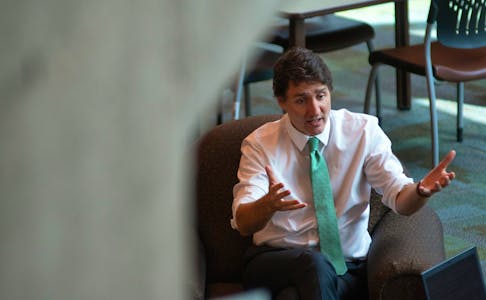 Prime Minister Justin Trudeau sits down for an interview with the Chronicle Herald following a health care announcement at the NSCC Truro Campus on Friday, May 24, 2024.
Ryan Taplin - The Chronicle Herald