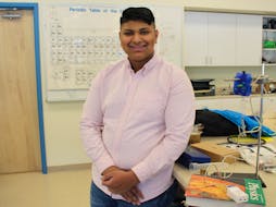Raqeem Haq is in Grade 11 at Sydney Academy and plans to pursue a career in aviation. NICOLE SULLIVAN/CAPE BRETON POST