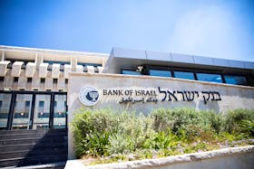 The Bank of Israel building is seen in Jerusalem June 16, 2020.