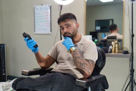 Jaskaran Singh owns Fades by Jazz, a barbershop in downtown Charlottetown. He started his salon in 2022 after relocating to Charlottetown from Toronto in 2020. Vivian Ulinwa/SaltWire
