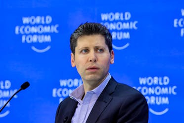 Sam Altman, CEO of OpenAI, attends the 54th annual meeting of the World Economic Forum, in Davos, Switzerland, January 18, 2024.