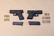 The RNC say they recovered these handguns from a vehicle driven by 22-year-old Brandon Chafe of Mount Pearl.