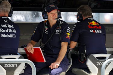 Formula One F1 - Miami Grand Prix - Miami International Autodrome, Miami, Florida, United States - May 3, 2024 Red Bull's chief technology officer Adrian Newey during practice