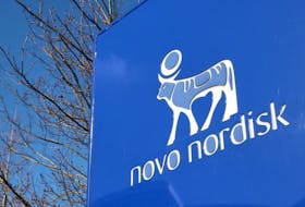 A view shows the logo of Novo Nordisk at the company's office in Bagsvaerd, on the outskirts of Copenhagen, Denmark, March 8, 2024.