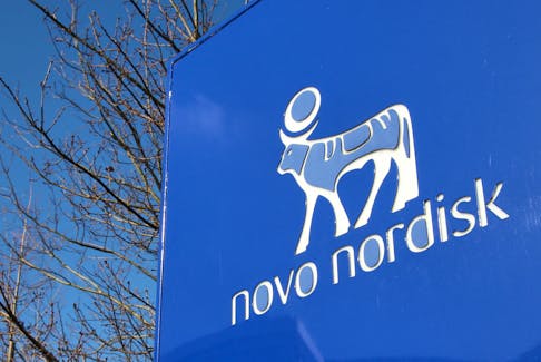 A view shows the logo of Novo Nordisk at the company's office in Bagsvaerd, on the outskirts of Copenhagen, Denmark, March 8, 2024.