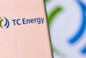 TC Energy's logo is pictured on a smartphone in this illustration taken, December 4, 2021.