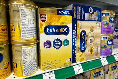 The price of baby formula is causing financial stress for a lot of families. CAPE BRETON POST PHOTO
