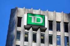 The Toronto Dominion (TD) bank logo is seen on a building in Toronto, Ontario, Canada March 16, 2017.