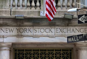 Signage is seen at the New York Stock Exchange (NYSE) in Manhattan, New York City, U.S., November 11, 2022.