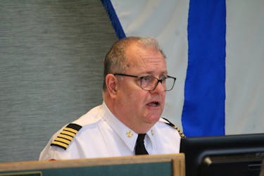 Cape Breton Regional Fire Chief Mark Bettens: "I recognize now fully that the committee should have received advance notice of that, and for that I do apologize." IAN NATHANSON/CAPE BRETON POST