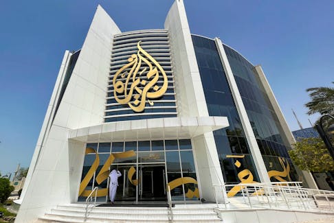 A general view shows the Al-Jazeera headquarter building in Doha, Qatar, May 11, 2022.