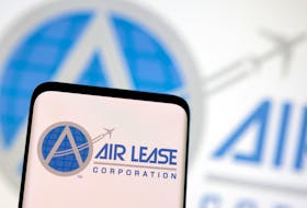 Air Lease logo is seen displayed in this illustration taken, May 4, 2022.