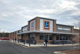 An Aldi supermarket, a retail chain selling a range of grocery items including meat and dairy at discount prices, is seen in High Point, North Carolina, U.S. December 27, 2017. 